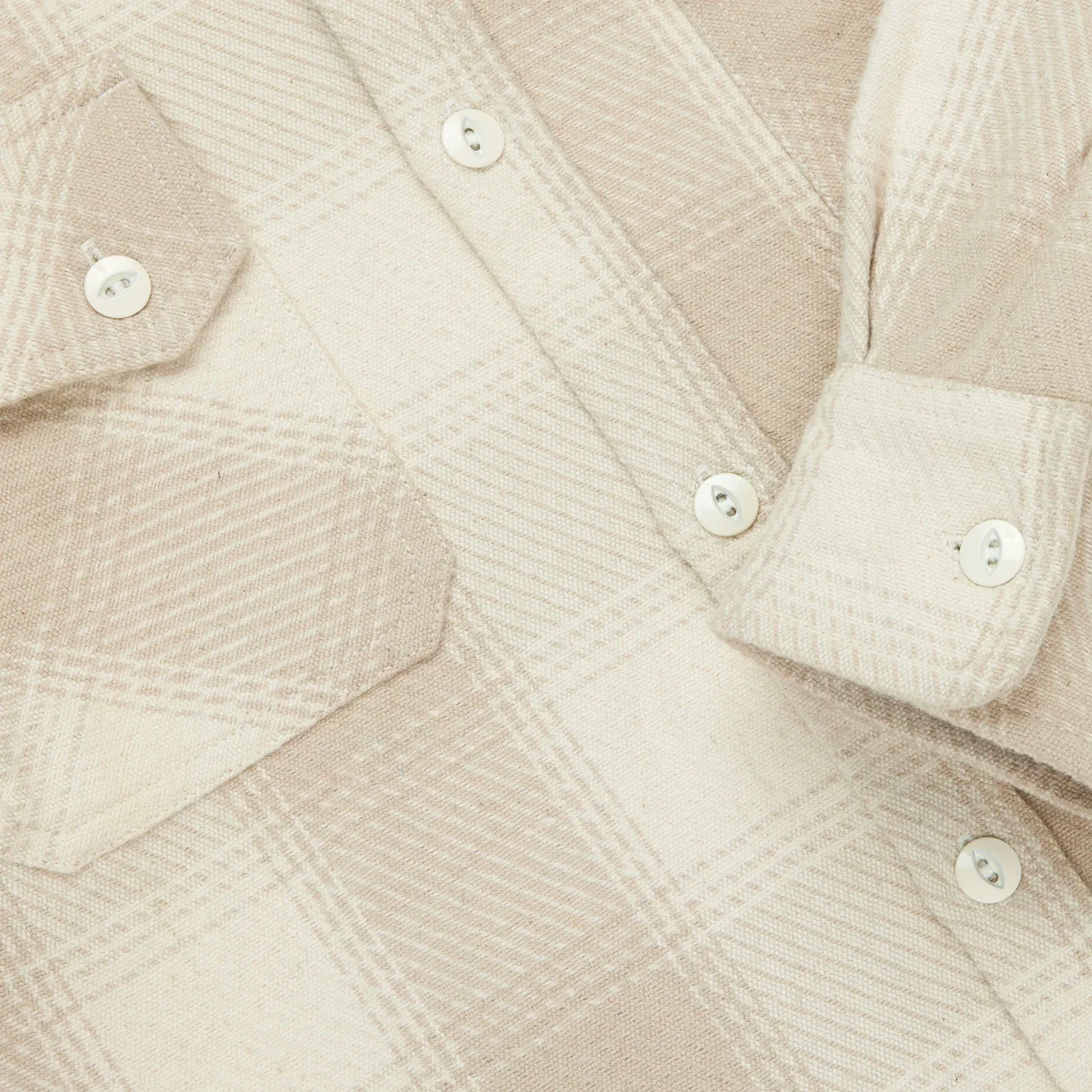 Crosscut Flannel - Alabaster - Image 3