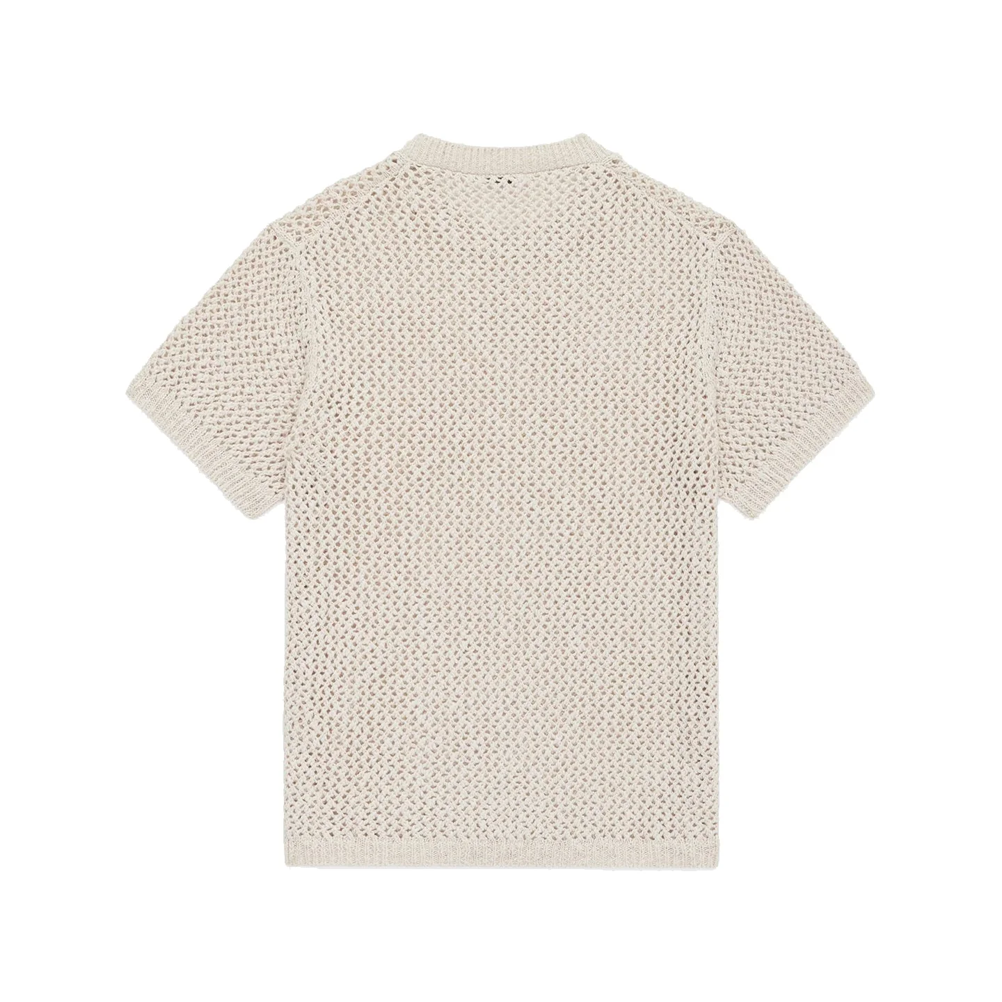 Knit T-Shirt - Ecru - Image 4