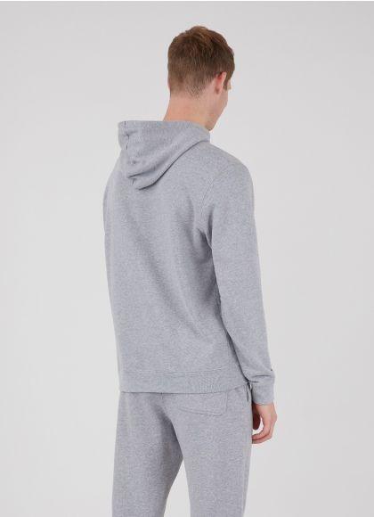 Loopback Overhead Hoody - Grey Melange - Image 3