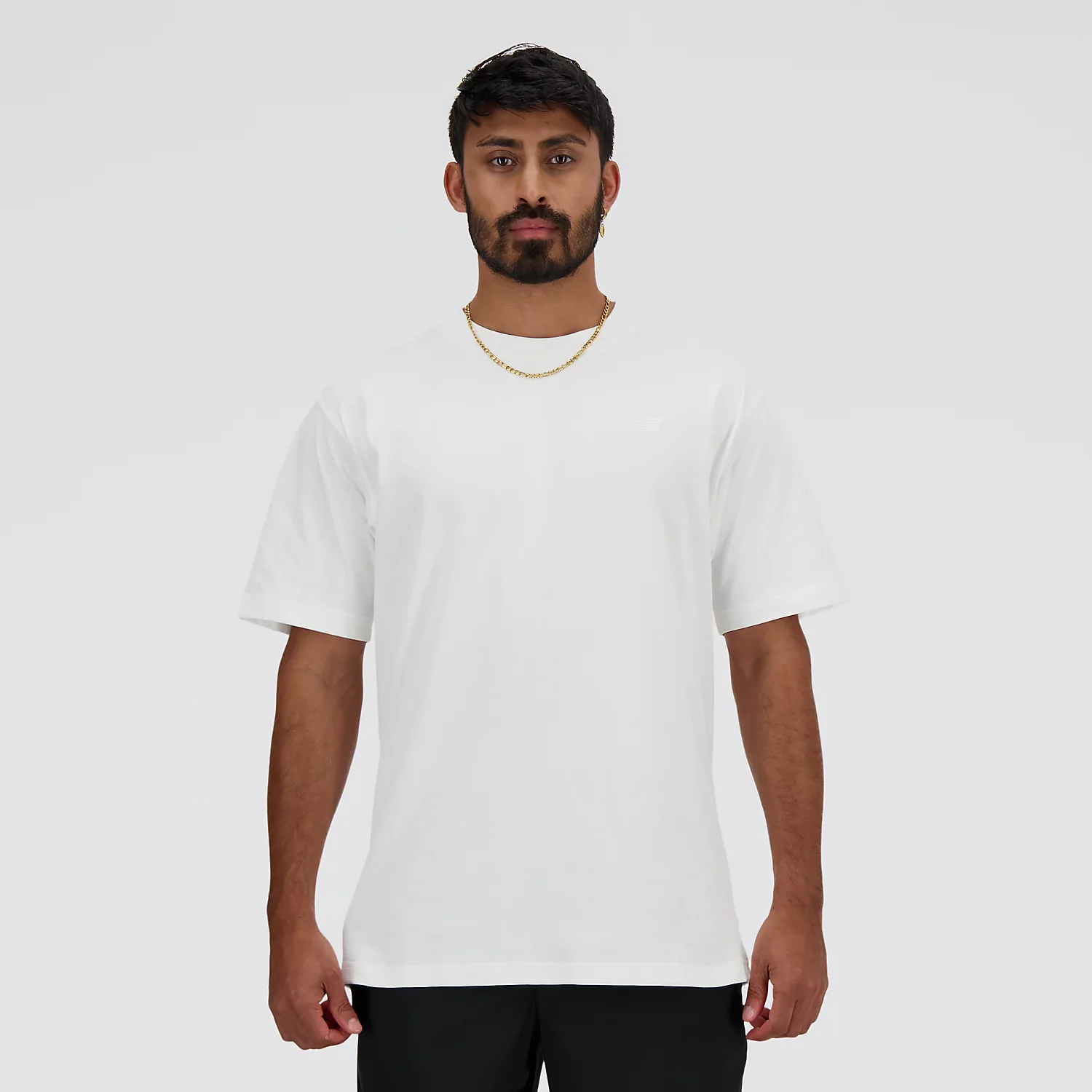 Athletics Cotton T-Shirt-White - Image 3