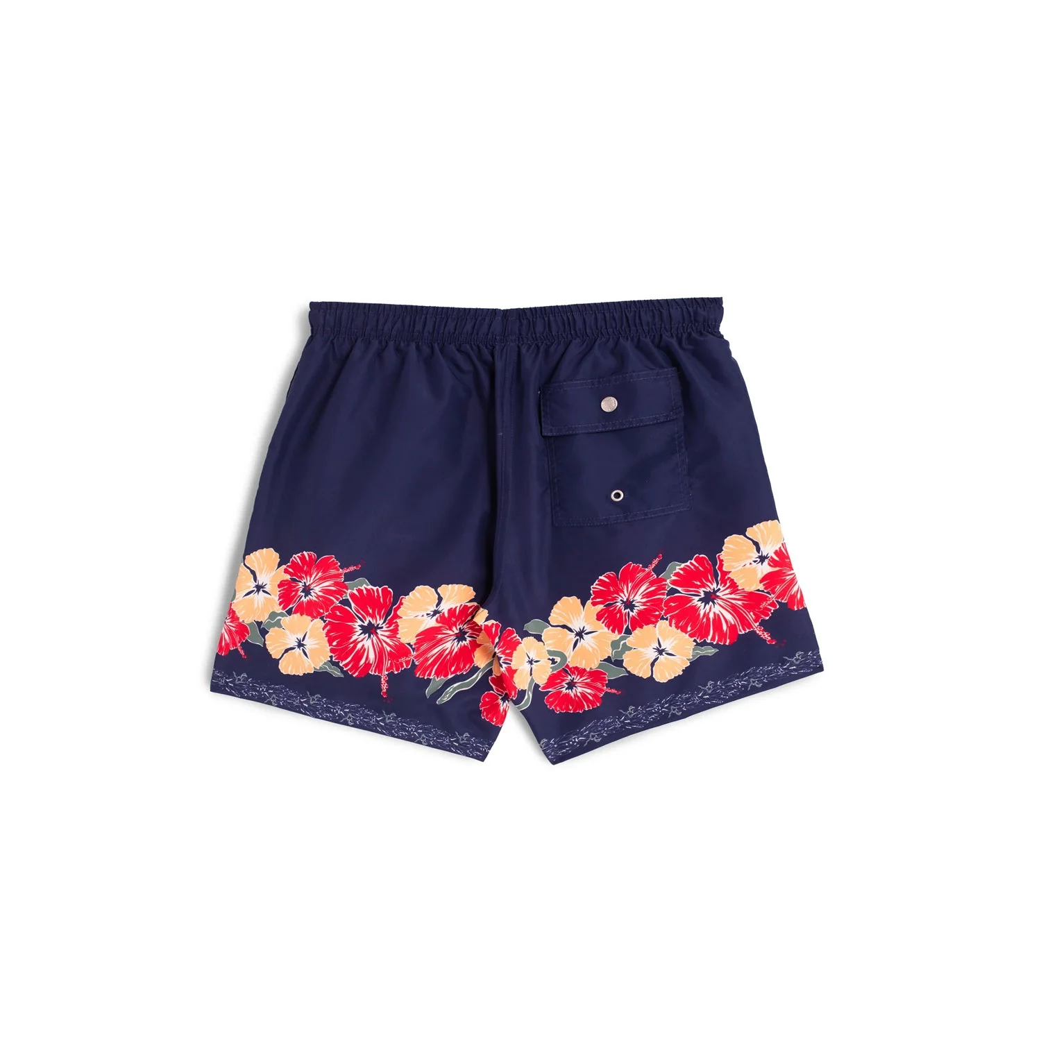 Ornate Bloom Swim Trunk - Midnight Navy - Image 3